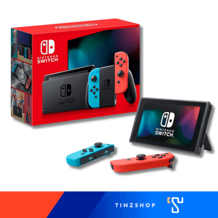 เครื่องเกม Nintendo Switch กล่องแดง สีนีออน_2